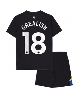 Billige Fotballdrakt Everton Jack Grealish #18 Replika Tredjedraktsett Barn 2025-26 Kortermet (med bukser)